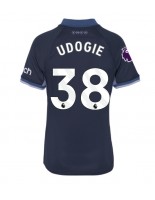 Tottenham Hotspur Destiny Udogie #38 Vieraspaita Naisten 2023-24 Lyhythihainen